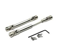 MIGHTY SCAPERS Metal Front & Rear Drive Shafts Compatible con 104006 104010 104020 104026 1/10 Escala RC Cars