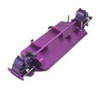 MIGHTY SCAPERS Metal Gearbox Differential Center Drive Replación Kit para 1/12 RC Car Compatible con 124016124017 12 40181220(Purple)