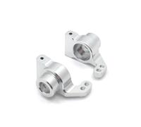 MIGHTY SCAPERS Metal Rear Wheel Cups for 1/10 Scale RC Cars - Compatible con Models 144010 124019 124017-16-18 144001-02, 31mm x 16mm x 22mm(Silver)