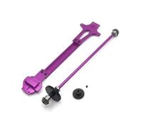 MIGHTY SCAPERS Metal Second Floor Chassis y Central Drive Shaft Compatible con 1/12 124016 124017 124018 124019 RC Car Upgrade Parts(Purple)