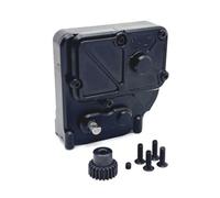 MIGHTY SCAPERS Metal Transmission Gearbox con Gear Set para 1/12 Scale RC Tracked Car - Drivetrain de reemplazo Compatible con Modelos H12Y H12Y+(Couleur: Black)
