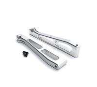 MIGHTY SCAPERS Metal Upper Swing Arm EA1002A Compatible con JLB 1/10 J3 Remote Control Car Parts Replación y actualización(Silver)