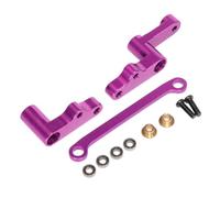MIGHTY SCAPERS RC 1/12 Componentes de Montaje de Aluminio de Escalera Compatible con 124008 124010 Automóviles de Control Remoto(B Purple)