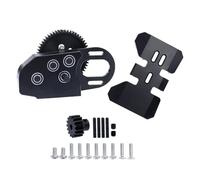 MIGHTY SCAPERS RC Crawler Central Transmission Box con Overdrive Gear 1/10 Escala Compatible con los Modelos III II 90046(Black)