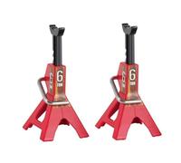 MIGHTY SCAPERS Simulación Metal Height Adjustable Jack Stand Compatible con 1/10 Escala RC Crawlers como,(2pcs 6T)