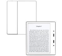 MIGHTY SKINS MightySkins - Skin Brillante con Purpurina para Amazon Kindle Oasis de 17.8 cm (9ª generación), Color Blanco, protección y Acabado Brillante Duradero, fácil de aplicar, Quitar y Cambiar