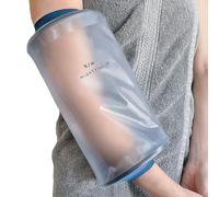 Mighty Well H2O Shield PICC Line - Funda de ducha reutilizable e impermeable IV y PICC, protector de escayola y heridas para ducha de brazo superior, grande/XL