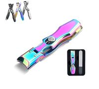 Mightyclip Nail Clippers, Mighty Clip Nail Clippers, Nail Clippers Mightyclip for Thick Toenails, Professional Heavy Duty Toe Clippers with Catcher File (Multicolor)