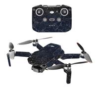Mightyskins compatibles con Dji Mini 2 Portable Drone - Mrmol oscuro de brillo | Cubierta protectora de calcomana de vinilo duradera y nica | Fci