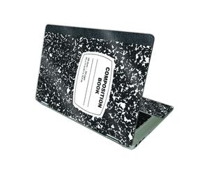 MightySkins - Funda brillante con purpurina compatible con HP Chromebook x360 14 (2021) - Cuaderno de composici n | Acabado brillante y protector