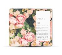 MightySkins - Funda protectora brillante con purpurina compatible con Amazon Kindle Paperwhite 5 de 6,8 pulgadas (11. generaci n, 2021) - Rosas