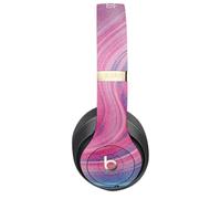 MightySkins - Funda protectora para auriculares con purpurina brillante compatible con Beats Studio 3 Wireless - Magenta Pour - Funda protectora de vinilo 3M de alta calidad, fácil de aplicar