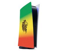 Mightyskins Gaming Skin para PS5 / PlayStation 5 Digital Edition - Rasta Lion | Envoltura protectora y unida | Fcil de aplicar y cambiar estilo | He