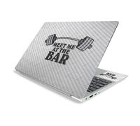 MightySkins Piel de Fibra de Carbono para Lenovo IdeaPad S340 15"""" (2019) Encuntrame en el Bar | Acabado protector de fibra de carbono texturi
