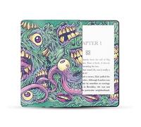 MightySkins - Skin Brillante con Purpurina Compatible con Amazon Kindle Paperwhite 5 de 6.8 Pulgadas, 11ª generación (2021), Envoltura Completa, Ojos y Dientes, Acabado Protector de Purpurina