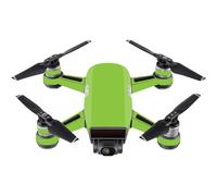MightySkins Skin compatible con DJI Spark Mini - Verde lima s?lido Cubierta protectora de vinilo duradera y ?nica F?cil de aplicar, quitar y