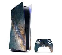 MightySkins Skin compatible con PS5 / Playstation 5 Bundle - Paisaje galáctico | Cubierta protectora, duradera y única de vinilo | Fácil de aplicar, quitar y cambiar estilos | Fabricado en los Estados