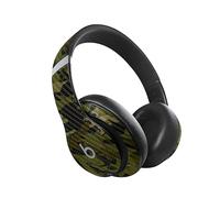 MightySkins - Skin de Fibra de Carbono Compatible con Beats Studio Pro - Camuflaje Verde | Acabado Protector y Duradero de Fibra de Carbono Texturizada | Fácil de aplicar