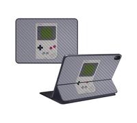 MightySkins - Skin de fibra de carbono para Apple iPad Pro Smart Keyboard de 12,9 pulgadas (2018) - Game Kid - Acabado protector de fibra de carb