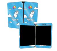 Mightyskins Skin Glossy Glitter Skin for Microsoft Surface Duo - Unicornios se levantan | Acabado protector de brillo de alto brillo duradero | Fcil