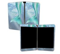Mightyskins Skin Glossy Glitter Skin para Microsoft Surface Duo - Soy realmente una sirena | Acabado protector de brillo de alto brillo duradero | F
