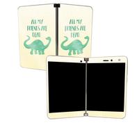 Mightyskins Skin Glossy Glitter Skin para Microsoft Surface Duo - Todos mis amigos estn muertos | Acabado protector de brillo de alto brillo durader