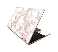 Mightyskins Skin para HP Spectre X360 15 """" (2020) - Rose Foil Marble | Cubierta protectora de calcomana de vinilo duradera y nica | Fcil de aplic
