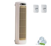 Migilife Cooling Ace, 3 Speeds Adjustable Sherum Cooling Ace, Quiet Portable Air Conditioner with 3 Speeds, Suitable for Offices Homes (1Pc Beige)