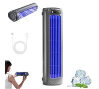 Migilife Cooling Ace, Aire Acondicionado Portátil Glosrity Cooling Ace, Ventilador de Torre Portátil de Escritorio, Enfriamiento Rápido con 3 Velocidades, Circulación de Aire 3D Sin (upgrade-gray)