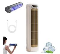 Migilife Cooling Ace, Aire Acondicionado Portátil Glosrity Cooling Ace, Ventilador de Torre Portátil de Escritorio, Enfriamiento Rápido con 3 Velocidades, Circulación de Aire 3D Sin (upgrade-write)
