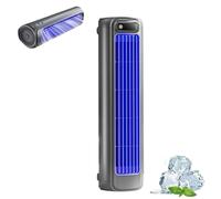 Migilife Cooling Ace, Aire Acondicionado Portátil Glosrity Cooling Ace, Ventilador de Torre Portátil de Escritorio, Enfriamiento Rápido con 3 Velocidades, Circulación de Aire 3D Sin (regular-gray)
