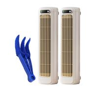 Migilife Cooling Ace Sherum Coldeez Libiyi Imwing Glosrity Olygee Cooling Ace Ventilador de aire recargable por USB para habitaciones, ventilador de torre portátil de escritorio con tres velocidades