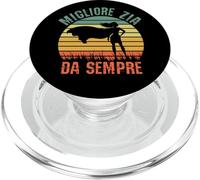 Migliore Zia Da Sempre Zietta Supereroe Compleanno PopSockets PopGrip para MagSafe