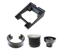 Mignon MMG Embudo dosificador de café, anillo optimizado de suministro a tierra para portafiltro, base de aluminio antiderrames, 49 mm (base, fuelle y anillo)