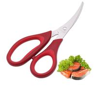 MIGNZE Tijeras de conchas - Tijeras de cocina de acero inoxidable resistentes - Tijeras multifuncionales para cortar huesos de pollo, pizza, carne, verduras, hierbas, barbacoa y más