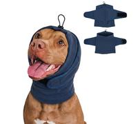 MIGOHI Cubreorejas de perro para aliviar la ansiedad, orejeras con cancelación de ruido para truenos de fuegos artificiales, orejas silenciosas para perros con gancho y bucle, ajustable, suave, sin