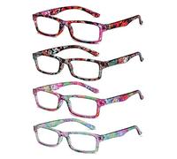 MIGOO Gafas sol de lectura rectangular con bisagras de resorte Hombre Mujer Unisex Anteojos Para Leer