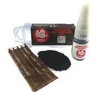 MIGOU BCN Kit Reparacion Tubeless (+ 5 mechas) - Vulcanizado Neumáticos Repara pinchazos tamaño Grande Sella Cortes y Rajas Grandes antipinchazo vulcanizante