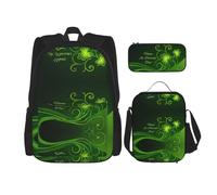 Migpkd Happy St Patrick's Day - Bolsa escolar para lápices, bolsa de almuerzo, mochila para niños, mochila escolar
