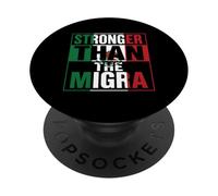 Migración mexicana más fuerte que migra Chicano Raza Latina PopSockets PopGrip Adhesivo