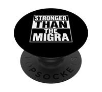 Migración mexicana más fuerte que migra Chicano Raza Latina PopSockets PopGrip Adhesivo