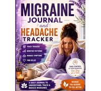 Migraine Journal And Headache Tracker: A Daily Headache Tracker to Record Symptoms, Triggers, Medications, Pain Levels, Food, Sleep, and Relief