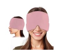 Migraine Relief Cap, Cold Migraine Relief Mask Sinus and Stress Relief, Reusable Ice Gel Pack Pink