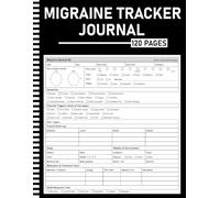 Migraine Tracker Journal: 100 Episode Tracking Pages with Monthly Summaries, Annual Calendar, Common Triggers Reference Chart, and Doctor Visit Prep Pages | 8.5 x 11 Inches