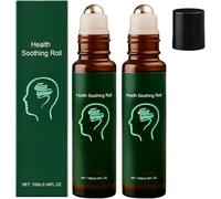 MigraineRelief Roll-On 10 ml - Aceite para migrañas y dolores de cabeza, bolígrafo de enfriamiento natural con bola de rodillo calmante para aliviar dolores de cabeza, para mujeres y hombres (2