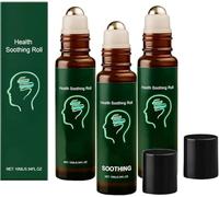 MigraineRelief Roll-On 10 ml - Aceite para migrañas y dolores de cabeza, bolígrafo de enfriamiento natural con bola de rodillo calmante para aliviar dolores de cabeza, para mujeres y hombres (3
