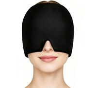 Migraña Gorro de Gel, 360° Gorro Migraña Frio Reutilizable de Compresas | Frias y Calientes, Migraña Alivio Gorro, Gorro de Gel por Tensión y Presión Sinusal