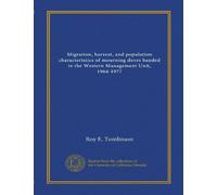 Migration, harvest, and population characteristics of mourning doves banded in the Western Management Unit, 1964-1977