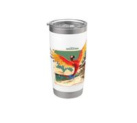 Migration Jamaica Parrot Vaso térmico de acero inoxidable de doble pared