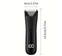 MIGUAN Recortadora y afeitadora eléctrica de corporal para hombre - Multifuncional, adecuada para depilación púbica y facial - Cortadora para , ideal para viajes y uso - Regalo del Día